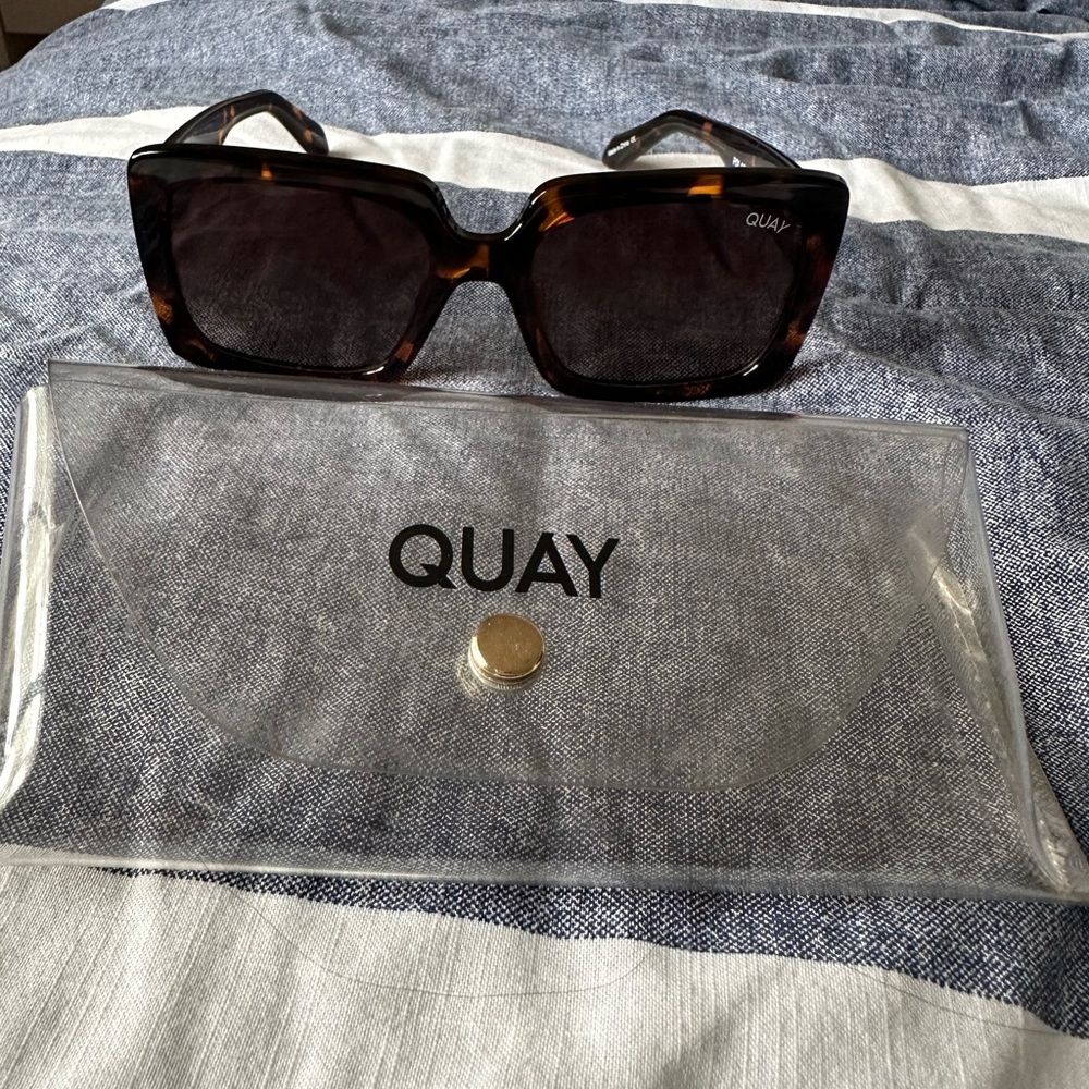 Quay Australia Black Tortoise Sunglasses